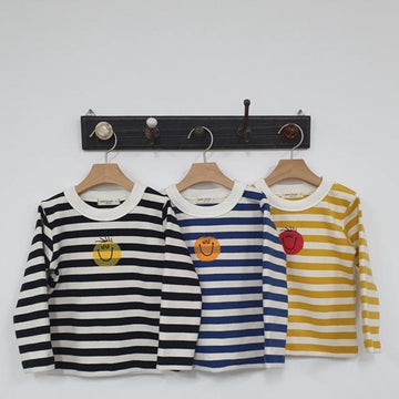 Face Tee Striped