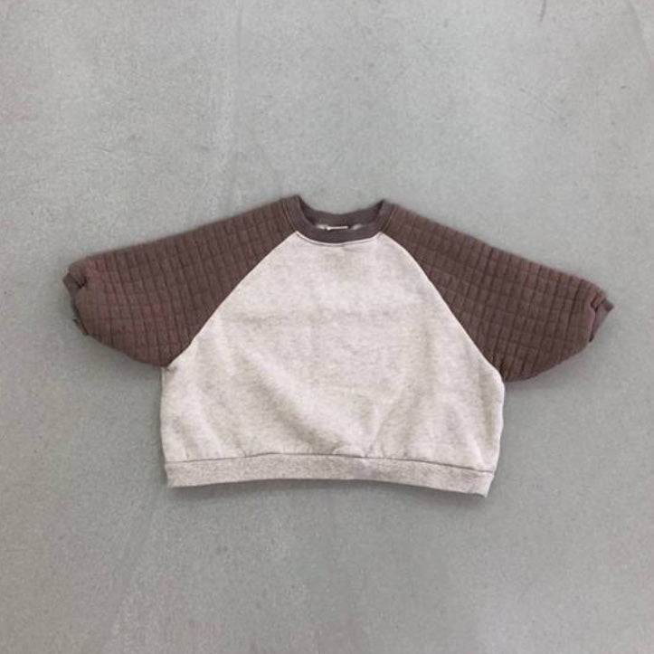 Quilted Raglan Pullover