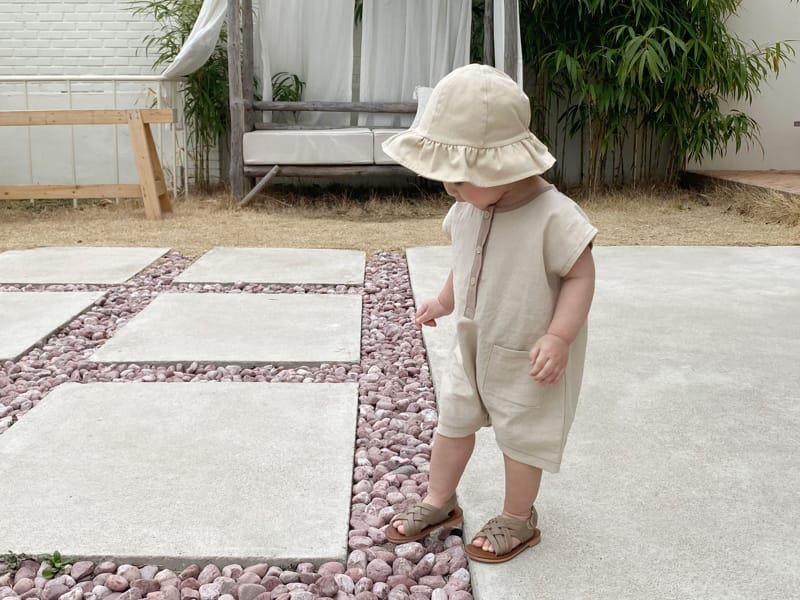 Baby Linen Bodysuit