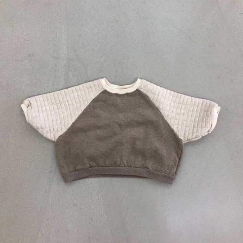 Quilted Raglan Pullover