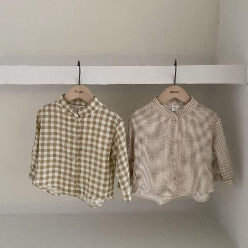 Gingham Button Down Shirt