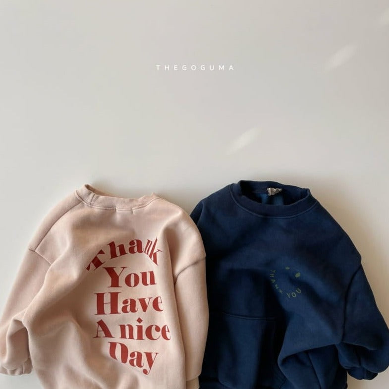 Thank You Oversized Sweatshirt