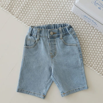 Demin Biker Shorts