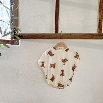 Bear Print Romper