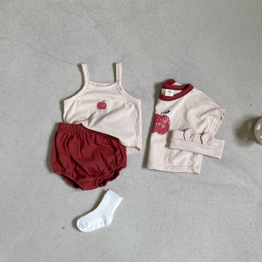 Baby Fruit Tee Tanktop Bloomer Set