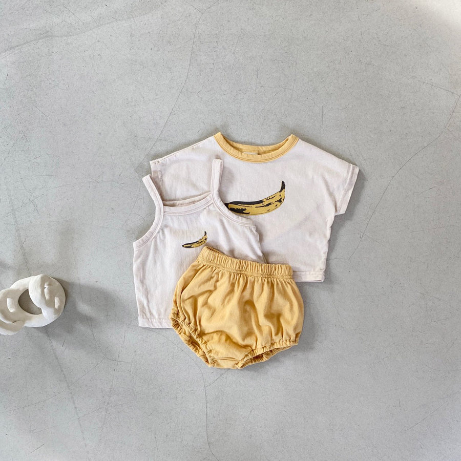 Baby Fruit Tee Tanktop Bloomer Set