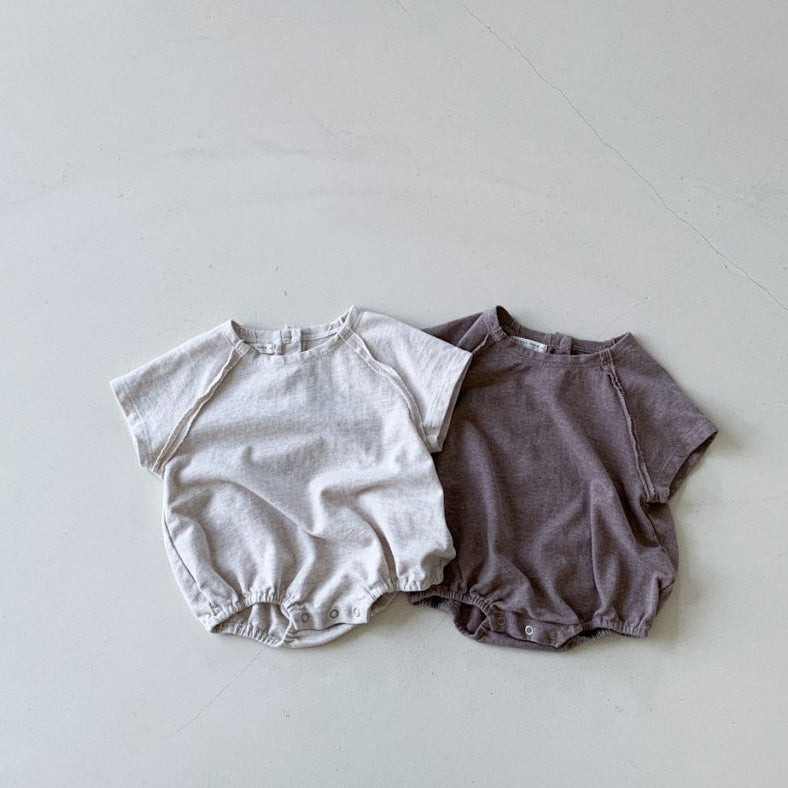 Almond Romper and Tee