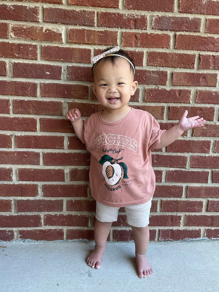 Peach Paint Tee