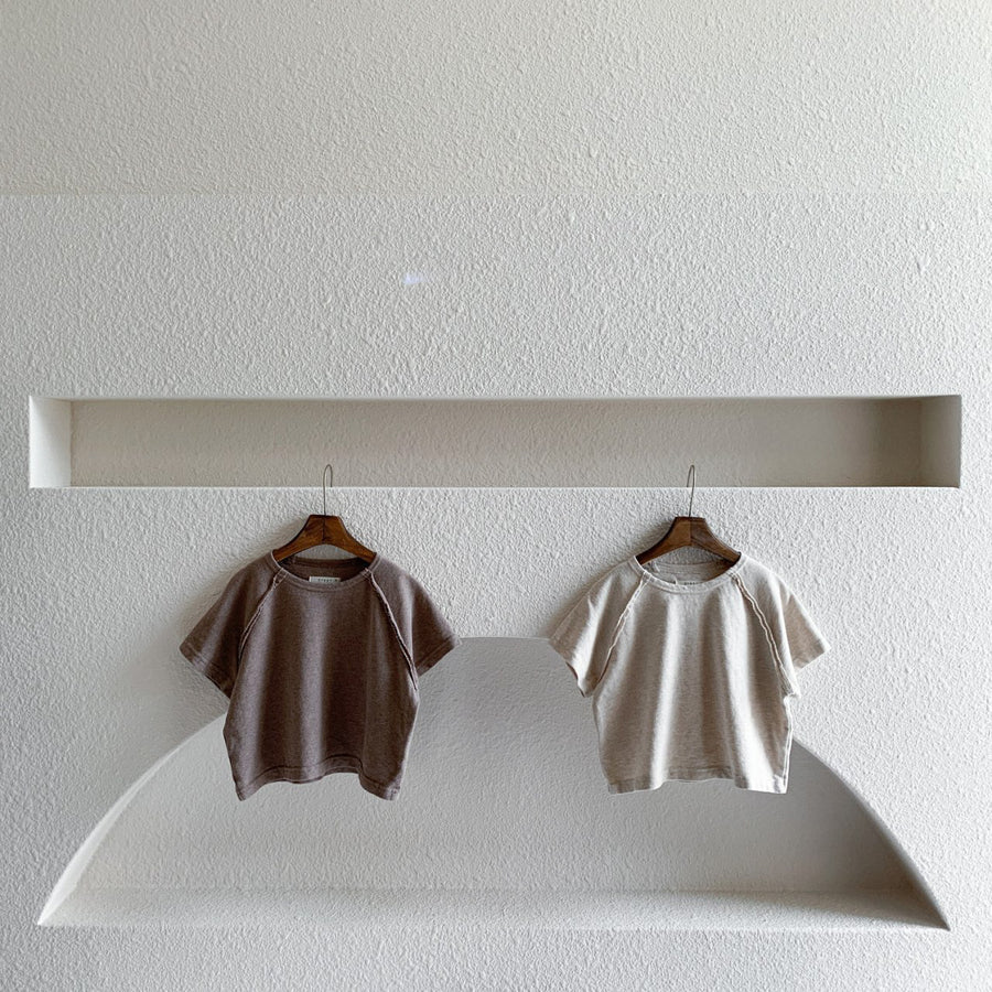 Almond Romper and Tee