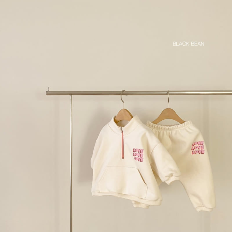 Love Half Zip Pullover Set
