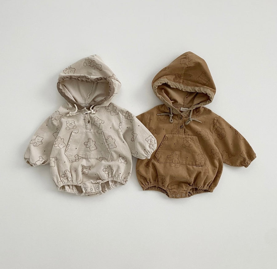 Bear Hooded Romper
