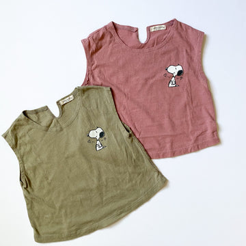 Snoopy Sleeveless Set