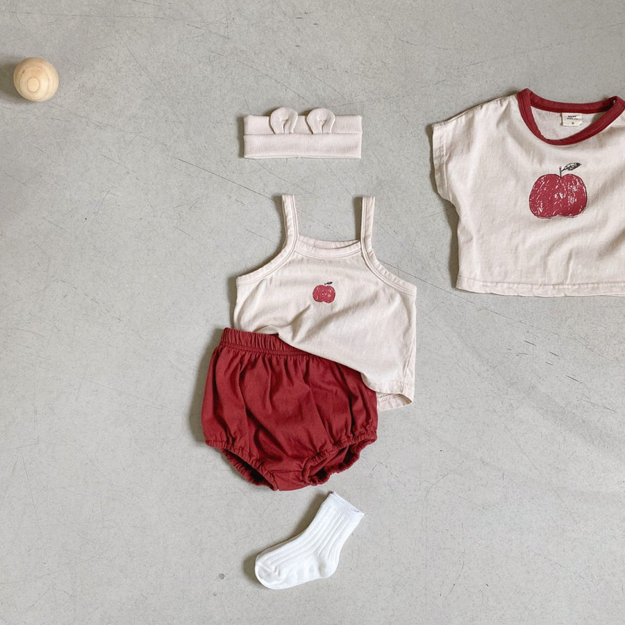 Baby Fruit Tee Tanktop Bloomer Set