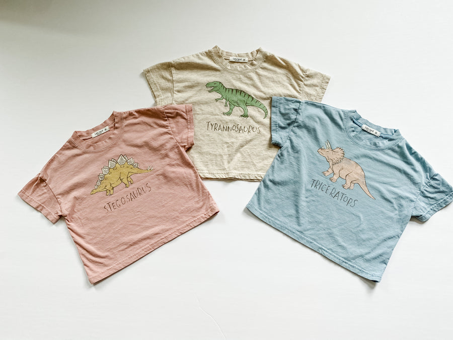 Neutral Dino Romper and Shirt