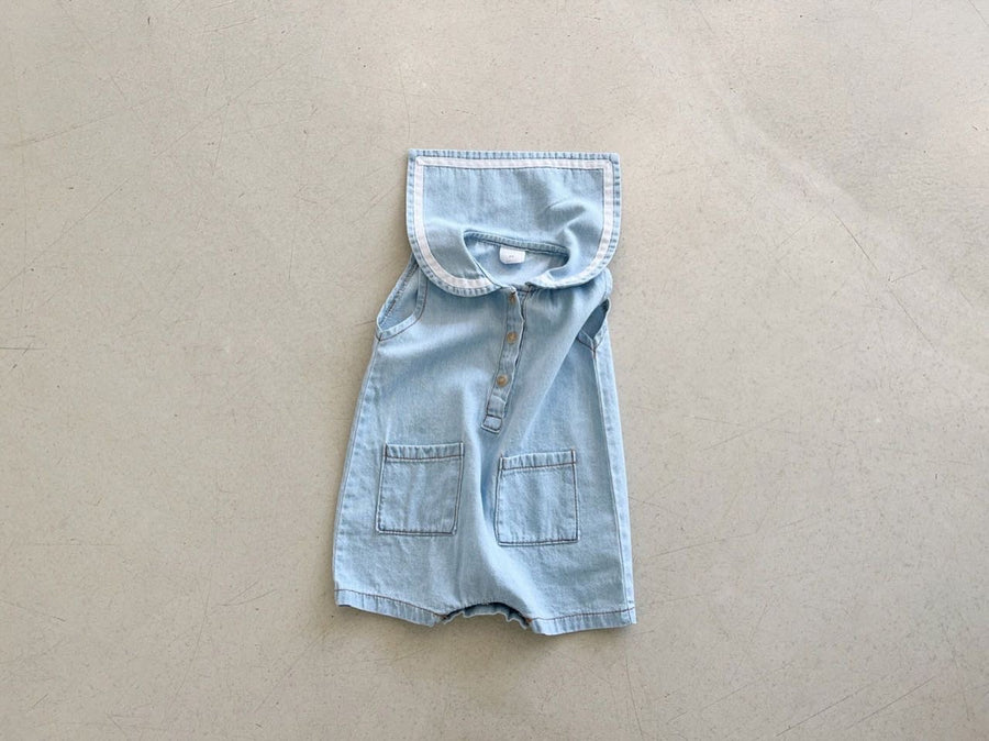 Denim Sailor Bodysuit