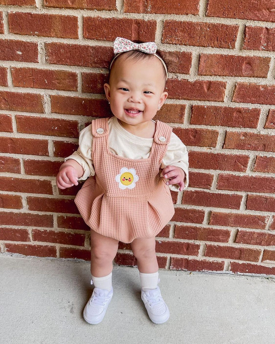 Baby Flower Overall Tee Set
