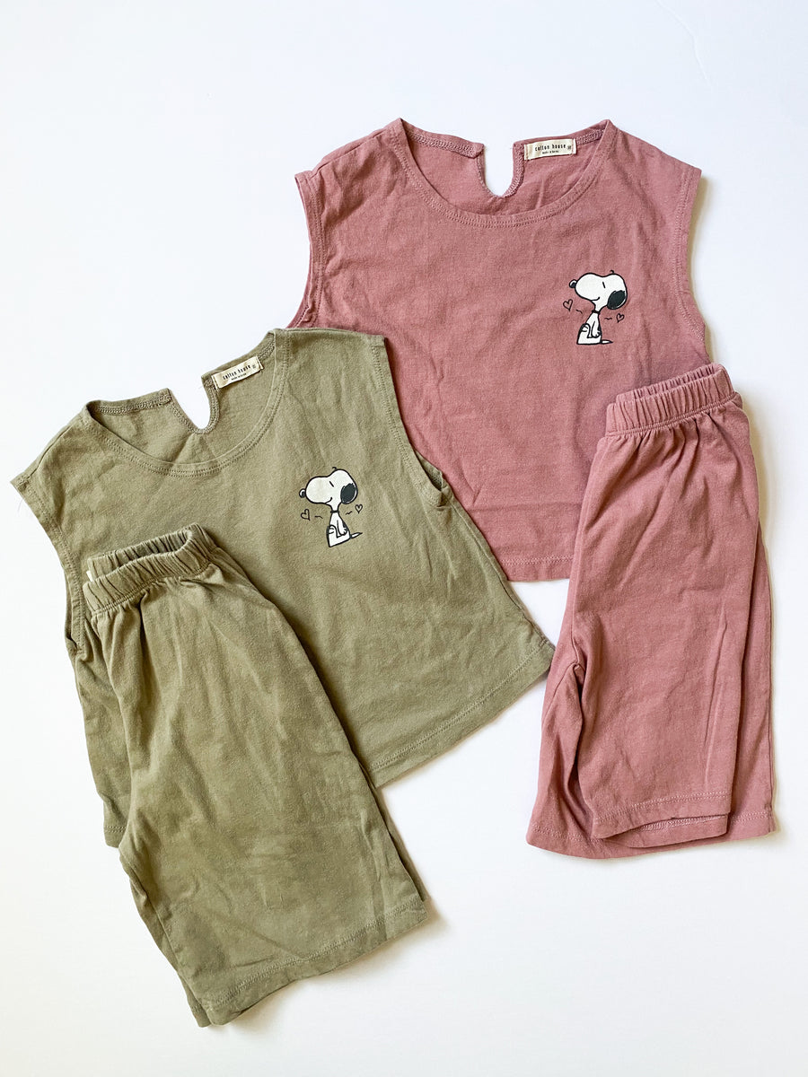 Snoopy Sleeveless Set