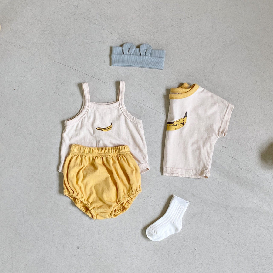 Baby Fruit Tee Tanktop Bloomer Set