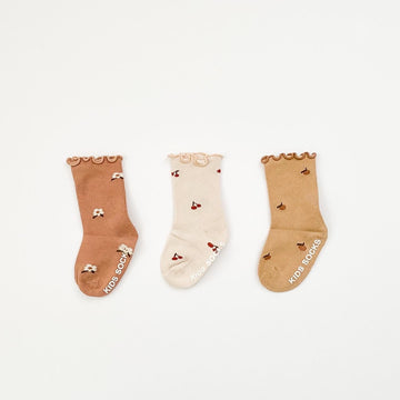 Frill Floral Socks