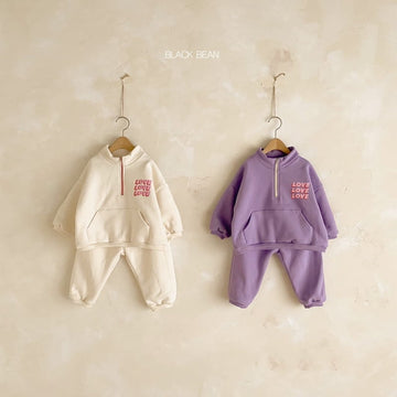 Love Half Zip Pullover Set