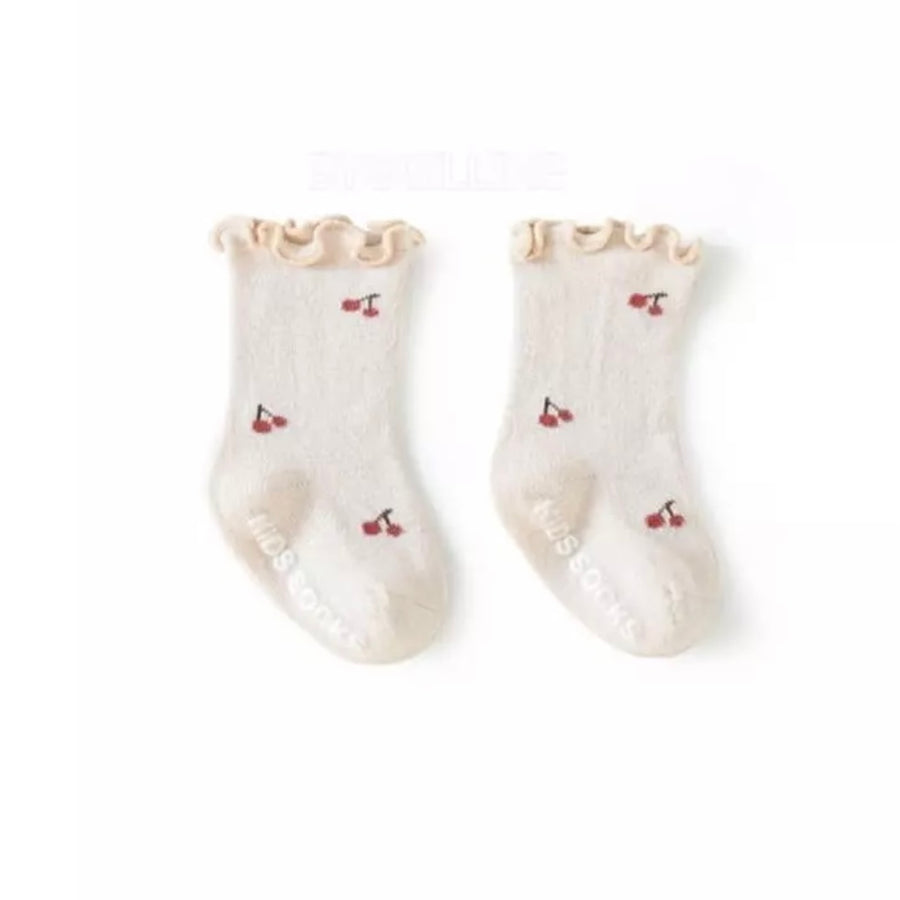Frill Floral Socks