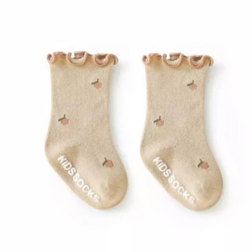 Frill Floral Socks