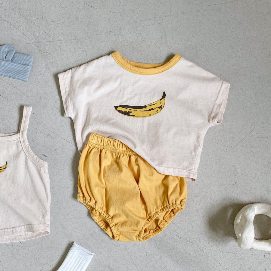 Baby Fruit Tee Tanktop Bloomer Set